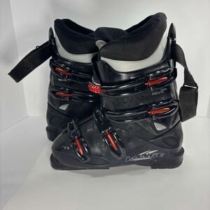 Women's Lange Fit @ Fun Ski Boots 255 Black Red 3/1/2 3 Marco ADJ Size 8.5 US